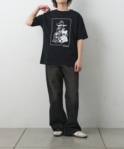 COLONY 2139(コロニートゥーワンスリーナイン)の「ConVenir/テディベアルーズベルトTEE(Tシャツ/カットソー・メンズ・ホワイト/ブラック・LARGE/MEDIUM/SMALL)」の14枚目の写真
