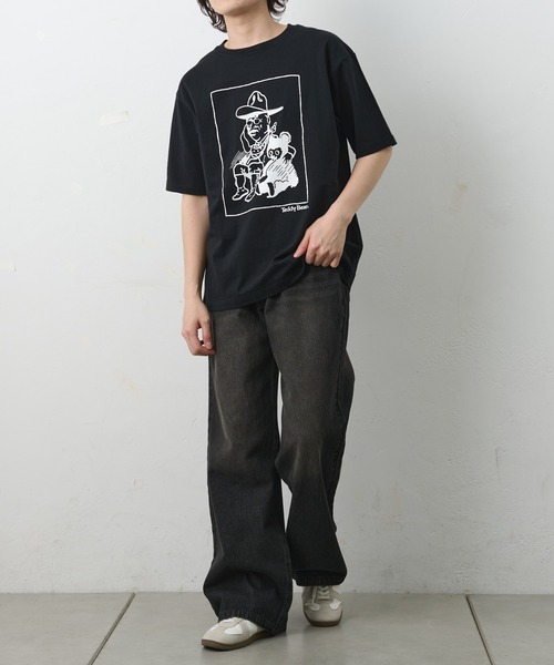 COLONY 2139(コロニートゥーワンスリーナイン)の「ConVenir/テディベアルーズベルトTEE(Tシャツ/カットソー・メンズ・ホワイト/ブラック・LARGE/MEDIUM/SMALL)」の15枚目の写真