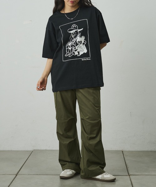 COLONY 2139(コロニートゥーワンスリーナイン)の「ConVenir/テディベアルーズベルトTEE(Tシャツ/カットソー・メンズ・ホワイト/ブラック・LARGE/MEDIUM/SMALL)」の21枚目の写真