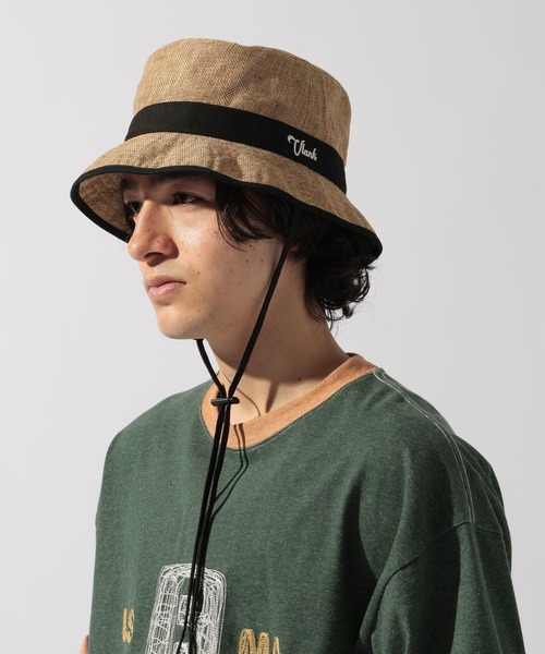 VLANK（ブランク）の「【VLANK(ブランク)】別注OUTDOOR HAT（ハット・メンズ・ナチュラル/ブラック・FREE）」の20枚目の写真