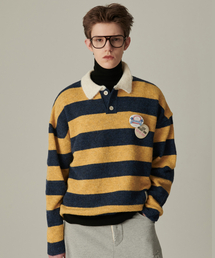 Beyond Closet（-）の「[COLLECTION LINE] ニュー ジェントル ラグビー ポロ ニット イエロー（ポロシャツ）」