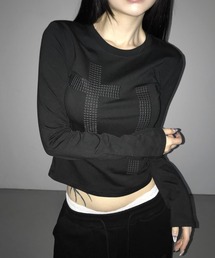 THEAIRTOWN（ジエアタウン）の「go square top（Tシャツ/カットソー）」