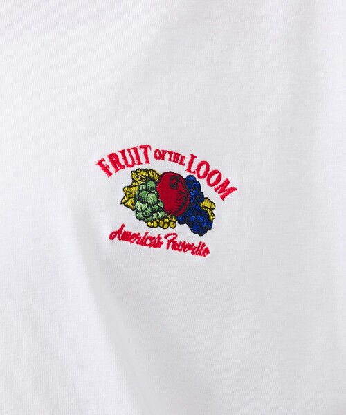 FRUIT OF THE LOOM（フルーツオブザルーム）の「【FRUIT OF THE LOOM/フルーツ・オブ・ザ・ルーム】バックロゴメッセージTシャツ/ユニセックス（Tシャツ/カットソー・メンズ・チャコールグレー/イエロー/ホワイト・M/L）」の9枚目の写真
