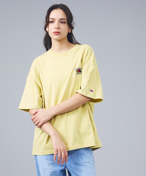 FRUIT OF THE LOOM（フルーツオブザルーム）の「【FRUIT OF THE LOOM/フルーツ・オブ・ザ・ルーム】バックロゴメッセージTシャツ/ユニセックス（Tシャツ/カットソー・メンズ・チャコールグレー/イエロー/ホワイト・M/L）」の10枚目の写真
