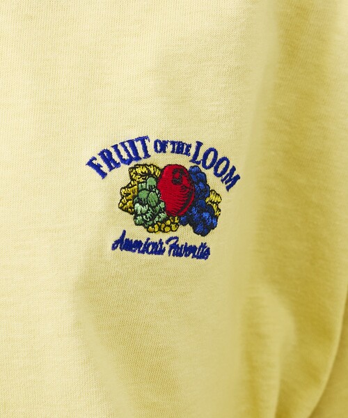 FRUIT OF THE LOOM（フルーツオブザルーム）の「【FRUIT OF THE LOOM/フルーツ・オブ・ザ・ルーム】バックロゴメッセージTシャツ/ユニセックス（Tシャツ/カットソー・メンズ・チャコールグレー/イエロー/ホワイト・M/L）」の12枚目の写真
