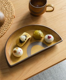 a.depeche（アデペシュ）の「【a.depeche/アデペシュ】ハーフムーンプレート　皿　 ETOWA halfmoon plate HIDAMARI（食器）」