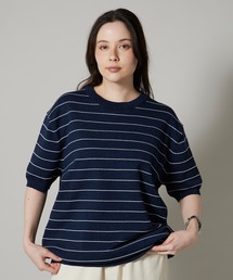 OK YESTERDAY（オッケーイエスタデイ）の「OK YESTERDAY / オーケー イエスタデイ ショートスリーブ ボーダーニット / SHORT-SLEEVE BORDER KNIT 2026年春夏（ニット/セーター）」