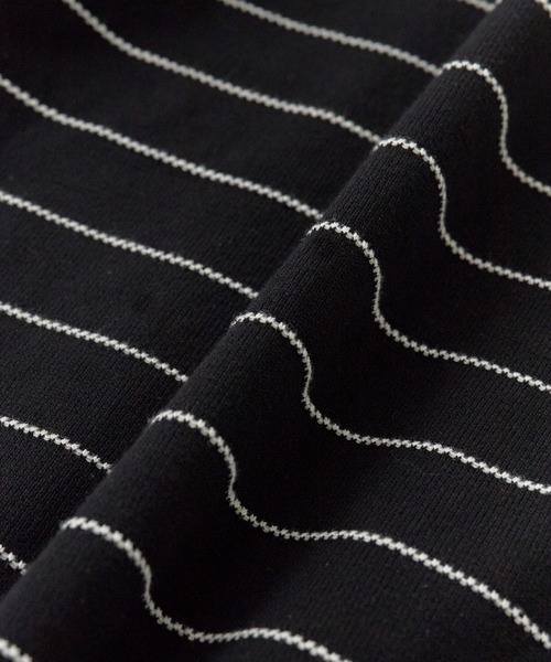 OK YESTERDAY(オッケーイエスタデイ)の「OK YESTERDAY / オーケー イエスタデイ ショートスリーブ ボーダーニット / SHORT-SLEEVE BORDER KNIT 秋 秋服 2026年秋冬 冬服(ニット/セーター・メンズ・ネイビー/ブラック/グレー・FREE)」の22枚目の写真