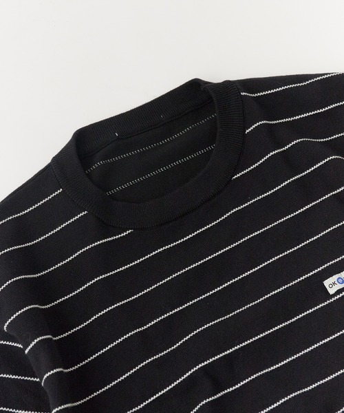 OK YESTERDAY(オッケーイエスタデイ)の「OK YESTERDAY / オーケー イエスタデイ ショートスリーブ ボーダーニット / SHORT-SLEEVE BORDER KNIT 秋 秋服 2026年秋冬 冬服(ニット/セーター・メンズ・ネイビー/ブラック/グレー・FREE)」の18枚目の写真