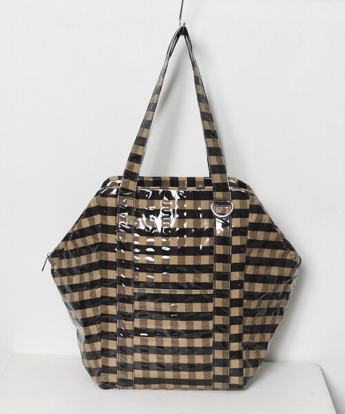 Firsthand（ファーストハンド）の「Firsthand/ファーストハンド ラミネート加工 ビッグトートバッグ（トートバッグ・レディース・ベージュ/ネイビー/ピンク・ONE SIZE）」の17枚目の写真