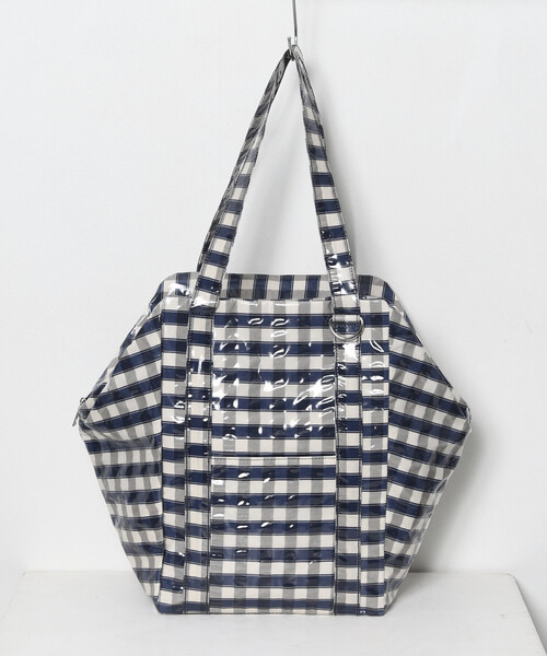 Firsthand（ファーストハンド）の「Firsthand/ファーストハンド ラミネート加工 ビッグトートバッグ（トートバッグ・レディース・ベージュ/ネイビー/ピンク・ONE SIZE）」の21枚目の写真