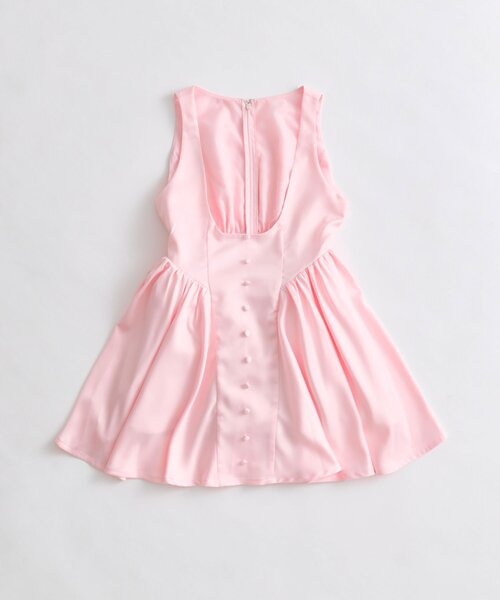 OLIVE des OLIVE(オリーブデオリーブ)の「【インフルエンサー企画】miko doll satin dress(ワンピース・レディース・ブラック/ピンク・FREE)」の12枚目の写真
