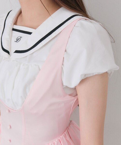 OLIVE des OLIVE(オリーブデオリーブ)の「【インフルエンサー企画】miko doll satin dress(ワンピース・レディース・ブラック/ピンク・FREE)」の17枚目の写真