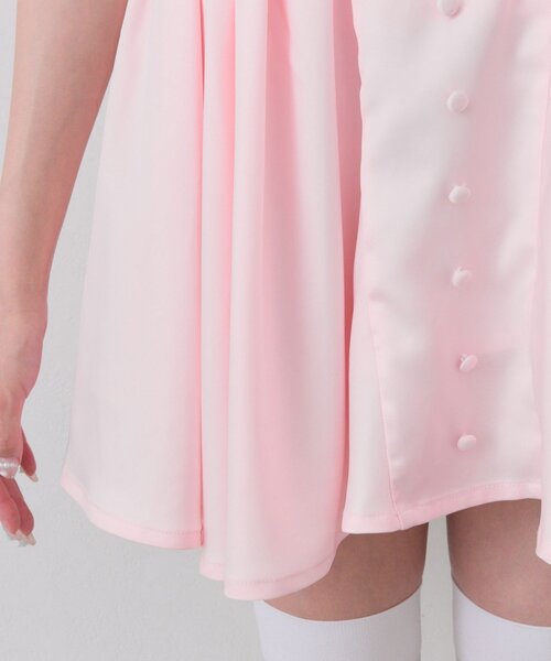 OLIVE des OLIVE(オリーブデオリーブ)の「【インフルエンサー企画】miko doll satin dress(ワンピース・レディース・ブラック/ピンク・FREE)」の19枚目の写真