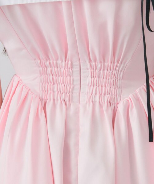 OLIVE des OLIVE(オリーブデオリーブ)の「【インフルエンサー企画】miko doll satin dress(ワンピース・レディース・ブラック/ピンク・FREE)」の20枚目の写真