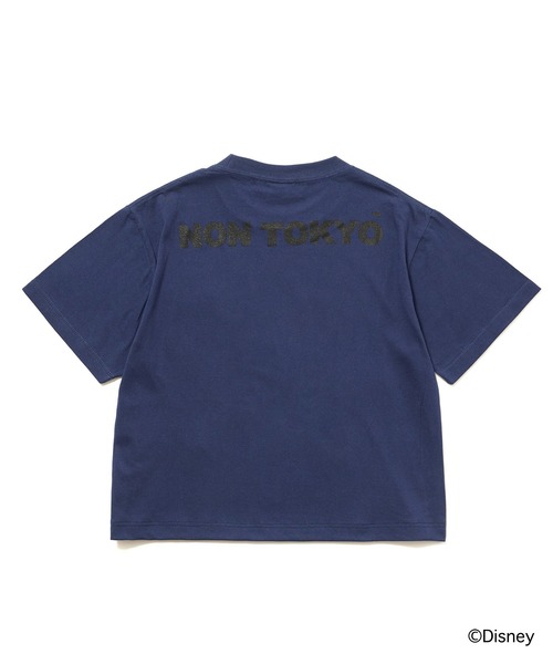 NON TOKYO(ノントーキョー)の「Disney 『Snow White』 NON TOKYO PRINT SHORT T-SHIRT(SNOW WHITE)(Tシャツ/カットソー・レディース・ホワイト/ネイビー・1/2)」の5枚目の写真