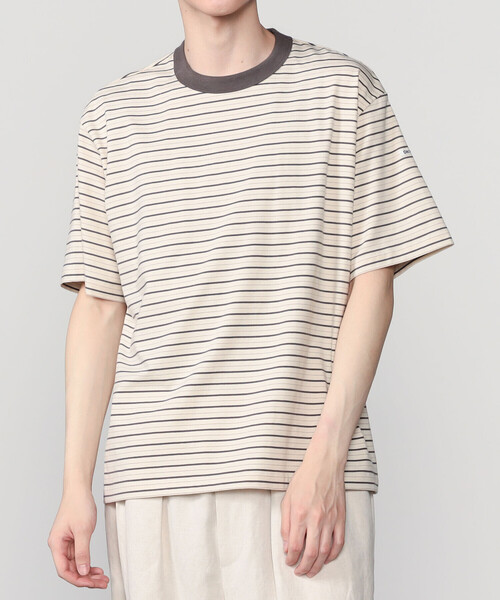 ORCIVAL(オーシバル)の「ORCIVAL | コットン ストレッチ クルーネック半袖Tシャツ MEN(Tシャツ/カットソー・メンズ・ベージュ系その他/ブルー系その他5/ブラック系その他3/ブラック系その他2・4/5)」の2枚目の写真