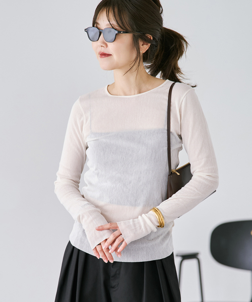 plage プラージュ R'IAM FEMININE ボーダー Tシャツ R'IAM FEMININE Tシャツ（Tシャツ/カットソー）｜Plage（プラージュ