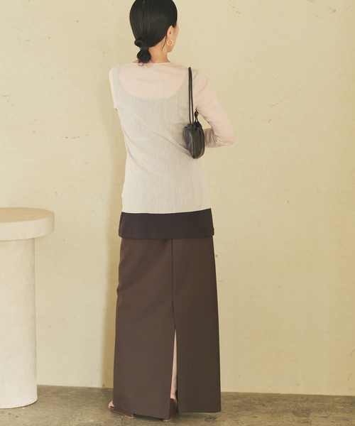 plage(プラージュ)の「《追加》Mesh Sheer ロンT 6(Tシャツ/カットソー・レディース・ベージュ系その他/ホワイト・FREE)」の17枚目の写真