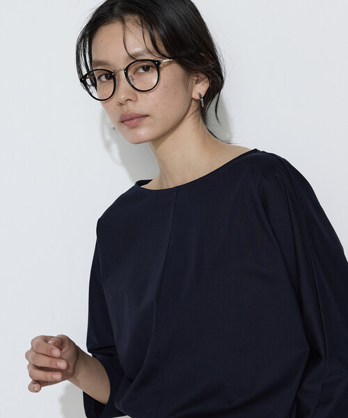 COMME CA Wardrobe(コムサワードローブ)の「トリコット ボートネックプルオーバー(Tシャツ/カットソー・レディース・グリーン/ホワイト/ネイビー・FREE)」の19枚目の写真