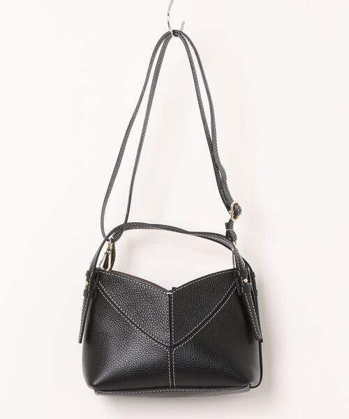 AULENTTI（オウレンティ）の「【AULENTTI/オウレンティ】ショルダーバッグ ハンドバッグ　2WAY　Sサイズ（ショルダーバッグ・レディース・ブラック/ブラウン・FREE）」の6枚目の写真