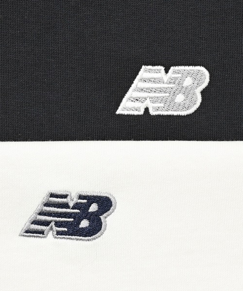 NEW BALANCE(ニューバランス)の「エンブロイダリードNBロングスリーブTシャツ(Tシャツ/カットソー・メンズ・オフホワイト/ダークブラック・SMALL/MEDIUM/LARGE/X-LARGE/XX-LARGE)」の12枚目の写真