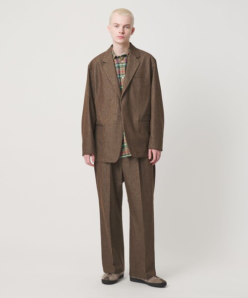 UNITED ARROWS & SONS(ユナイテッドアローズアンドサンズ)の「<UNITED ARROWS & SONS> CLR/DENIM 1P TROUSERS/トラウザーズ(その他パンツ・メンズ・ブラック/ダークブラウン・XL/L/M/S)」の1枚目の写真