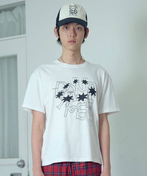 NICE GHOST CLUB(ナイスゴーストクラブ)の「DONT SAVE ME TEE_WHITE(NG2GMUT517A)(Tシャツ/カットソー・レディース・ホワイト・SMALL/MEDIUM/LARGE)」の1枚目の写真