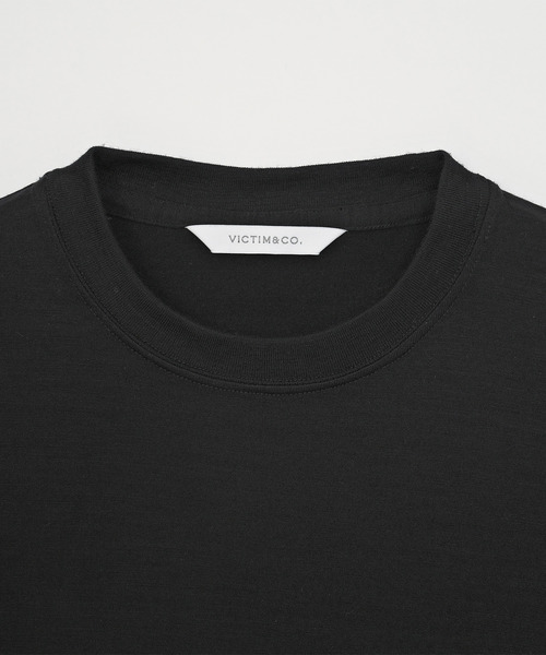 VICTIM（ヴィクティム）の「VICTIM ヴィクティム / WOOL TEE サマーウールTシャツ / VTM-26-CS-006（Tシャツ/カットソー・メンズ・オフホワイト/ブラック/ネイビー/レッド・1/2/3）」の9枚目の写真