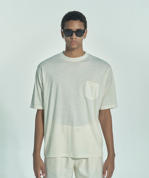 VICTIM ヴィクティム / WOOL TEE サマーウールTシャツ / VTM-26-CS-006