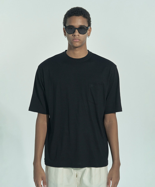 VICTIM（ヴィクティム）の「VICTIM ヴィクティム / WOOL TEE サマーウールTシャツ / VTM-26-CS-006（Tシャツ/カットソー・メンズ・オフホワイト/ブラック/ネイビー/レッド・1/2/3）」の13枚目の写真