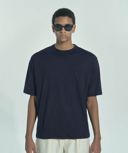VICTIM（ヴィクティム）の「VICTIM ヴィクティム / WOOL TEE サマーウールTシャツ / VTM-26-CS-006（Tシャツ/カットソー・メンズ・オフホワイト/ブラック/ネイビー/レッド・1/2/3）」の14枚目の写真