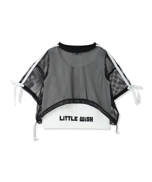 BISKEE(ビスキー)の「タンクトップメッシュドッキング半袖Tシャツ/カットソー(Tシャツ/カットソー・キッズ・パープル/ブラック・140cm/130cm/160cm/150cm)」の14枚目の写真