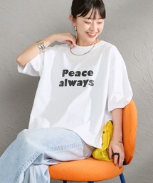 FUNG | [FUNG/ファング] PEACE ALWAYS カットオフ プリントTシャツ(Tシャツ/カットソー)