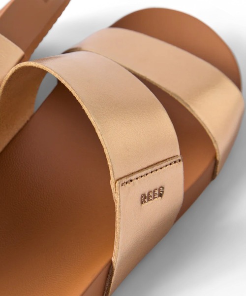 REEF(リーフ)の「REEF ウィメンズ CUSHION VISTA ビーチサンダル 【2026年春夏モデル】/リーフゴールドストラップ(サンダル・レディース・ブラック×レッド・25cm/24cm/23cm)」の2枚目の写真