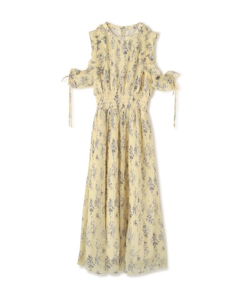JILL by JILL STUART(ジルバイジルスチュアート)の「プリーツフリルフラワーワンピース(ワンピース・レディース・ホワイト系その他/イエロー系その他/ブルー系その他/ピンク系その他・FREE)」の9枚目の写真