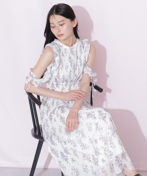 JILL by JILL STUART(ジルバイジルスチュアート)の「プリーツフリルフラワーワンピース(ワンピース・レディース・ホワイト系その他/イエロー系その他/ブルー系その他/ピンク系その他・FREE)」の20枚目の写真