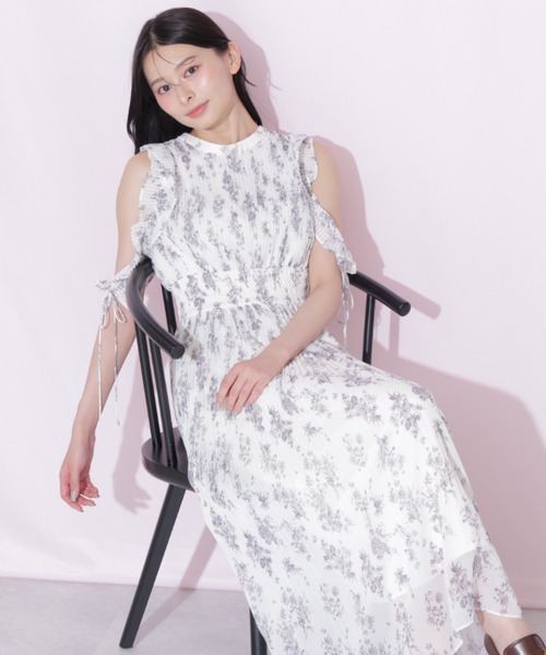 JILL by JILL STUART(ジルバイジルスチュアート)の「プリーツフリルフラワーワンピース(ワンピース・レディース・ホワイト系その他/イエロー系その他/ブルー系その他/ピンク系その他・FREE)」の18枚目の写真