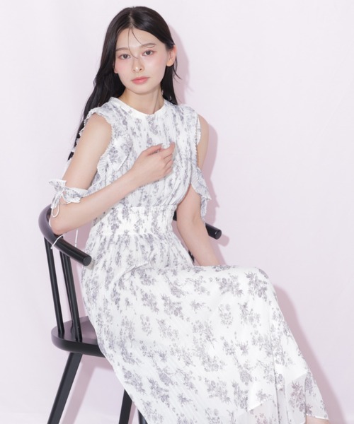 JILL by JILL STUART(ジルバイジルスチュアート)の「プリーツフリルフラワーワンピース(ワンピース・レディース・ホワイト系その他/イエロー系その他/ブルー系その他/ピンク系その他・FREE)」の19枚目の写真