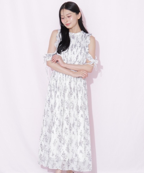 JILL by JILL STUART(ジルバイジルスチュアート)の「プリーツフリルフラワーワンピース(ワンピース・レディース・ホワイト系その他/イエロー系その他/ブルー系その他/ピンク系その他・FREE)」の22枚目の写真