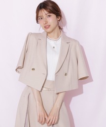 サマーツイル半袖ジャケット