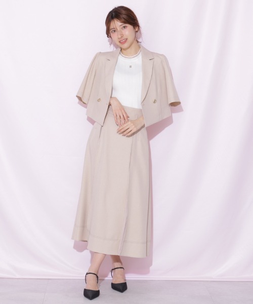 JILL by JILL STUART(ジルバイジルスチュアート)の「サマーツイル半袖ジャケット(その他アウター・レディース・グレー/ネイビー/ベージュ・FREE)」の17枚目の写真