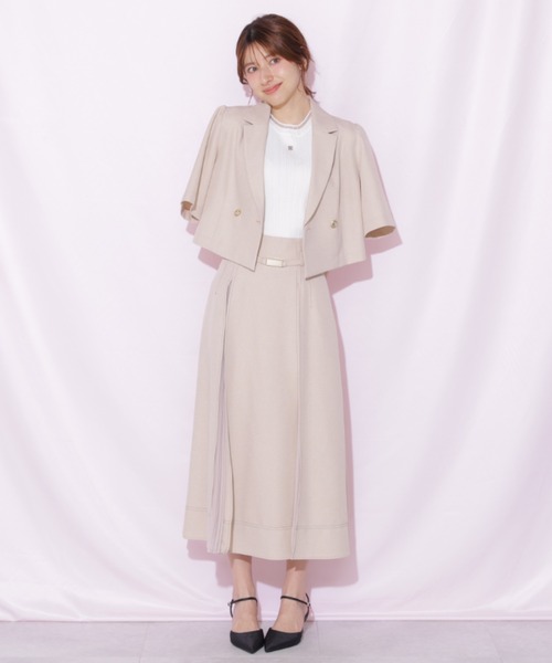 JILL by JILL STUART(ジルバイジルスチュアート)の「サマーツイル半袖ジャケット(その他アウター・レディース・グレー/ネイビー/ベージュ・FREE)」の16枚目の写真