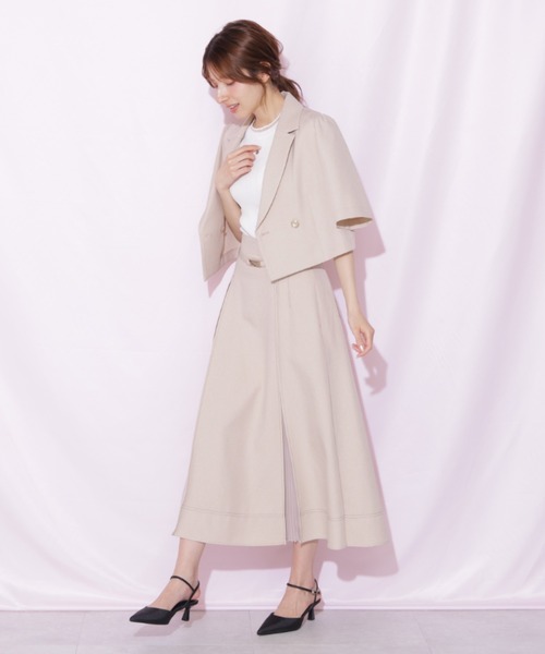JILL by JILL STUART(ジルバイジルスチュアート)の「サマーツイル半袖ジャケット(その他アウター・レディース・グレー/ネイビー/ベージュ・FREE)」の20枚目の写真