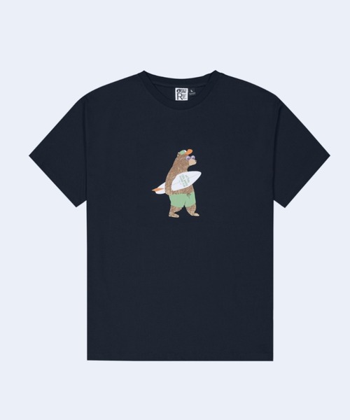 PICTURE ORGANIC CLOTHING(ピクチャーオーガニッククロージング)の「【PICTURE/ピクチャー】POWEE TEE オーガニックコットン100% Tシャツ(Tシャツ/カットソー・メンズ・ブラック/ベージュ系その他・MEDIUM/LARGE)」の1枚目の写真