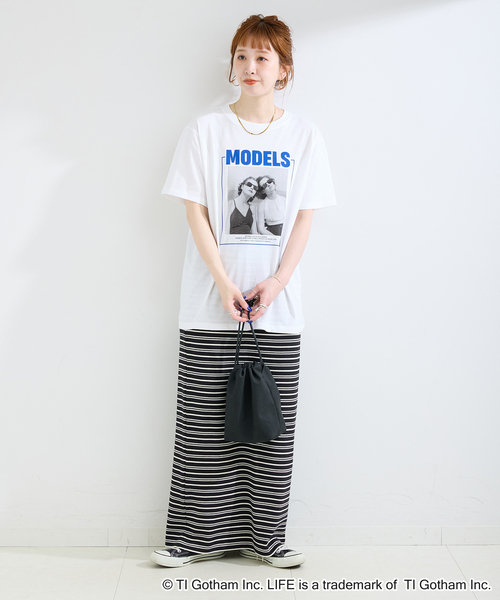 GOOD ROCK SPEED(グッドロックスピード)の「GOOD ROCK SPEED / グッドロックスピード LIFE PICTURE COLLECTION Tshirts A(Tシャツ/カットソー・レディース・ホワイト×ホワイト/ホワイト系その他/ホワイト・FREE)」の4枚目の写真