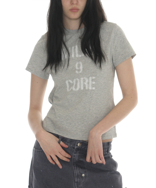 PARTIMENTO WOMEN(パルティメントウィメン)の「マイルス9コアリラックスドT_メランジ(Tシャツ/カットソー・レディース・その他・MEDIUM/SMALL)」の1枚目の写真