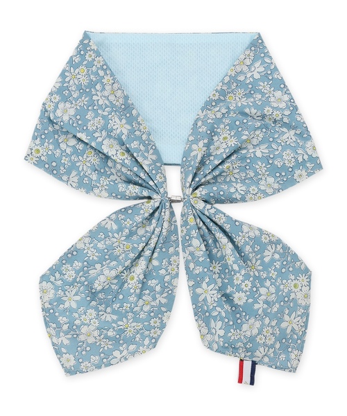 Petit Honfleur(プチオンフルール)の「【Liberty】リバティプリントワンタッチスカーフ【接触冷感】(ストール/ショール・レディース・グリーン/ネイビー/ブルー/サックスブルー・フリー)」の18枚目の写真