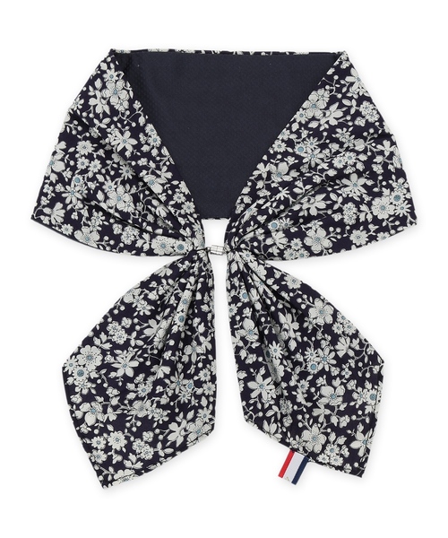 Petit Honfleur(プチオンフルール)の「【Liberty】リバティプリントワンタッチスカーフ【接触冷感】(ストール/ショール・レディース・グリーン/ネイビー/ブルー/サックスブルー・フリー)」の20枚目の写真