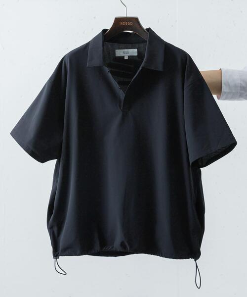 URBAN RESEARCH ROSSO MEN（アーバンリサーチロッソメン）の「『WEB限定』『XLサイズあり』『吸水速乾』Air Stretch ポロシャツ（ポロシャツ・メンズ・ブラウン/ネイビー/チャコールグレー/ブラック・X-LARGE/LARGE/MEDIUM/SMALL）」の12枚目の写真